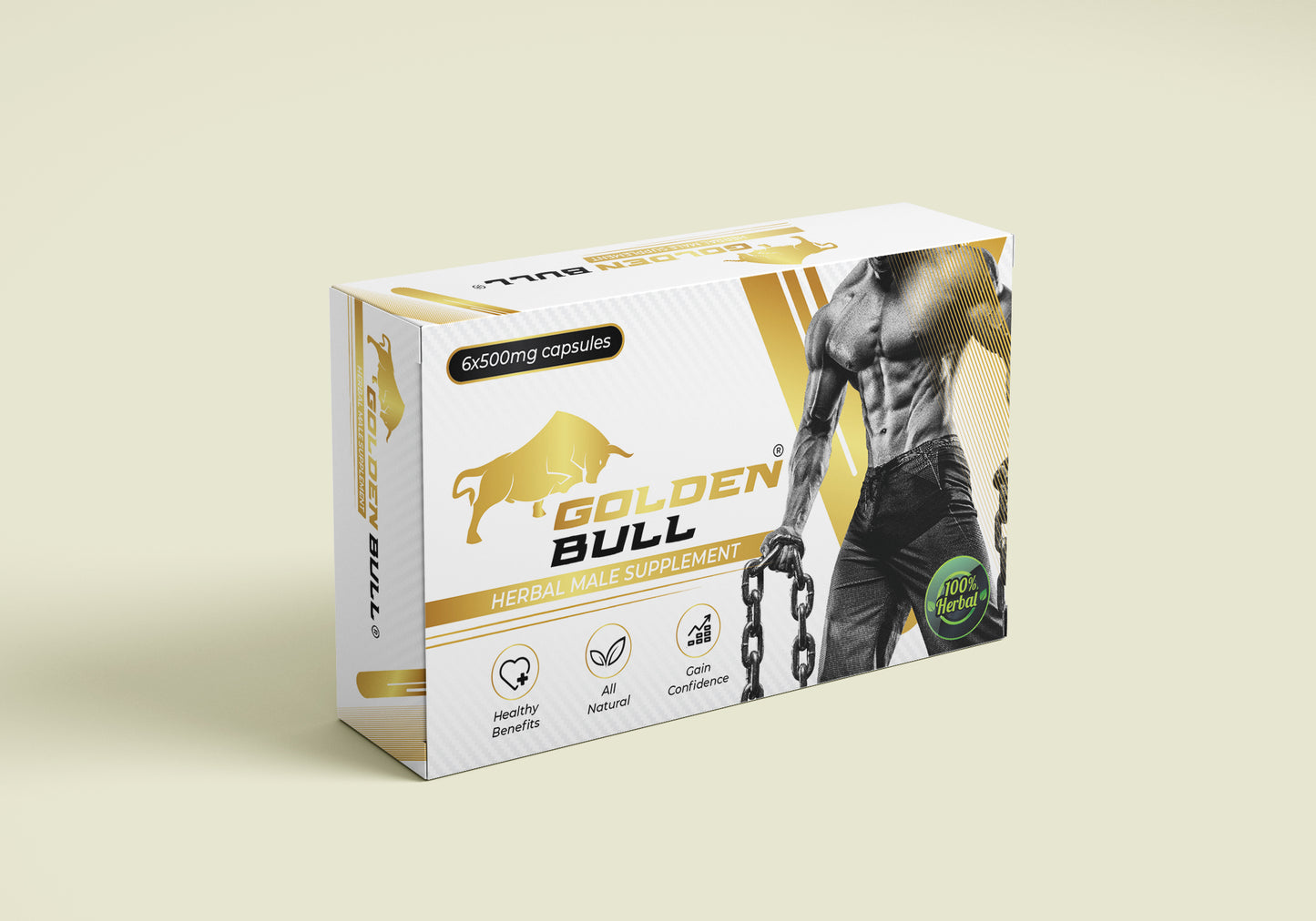 Golden Bull 500mg HERBAL CAPSULES FOR MEN