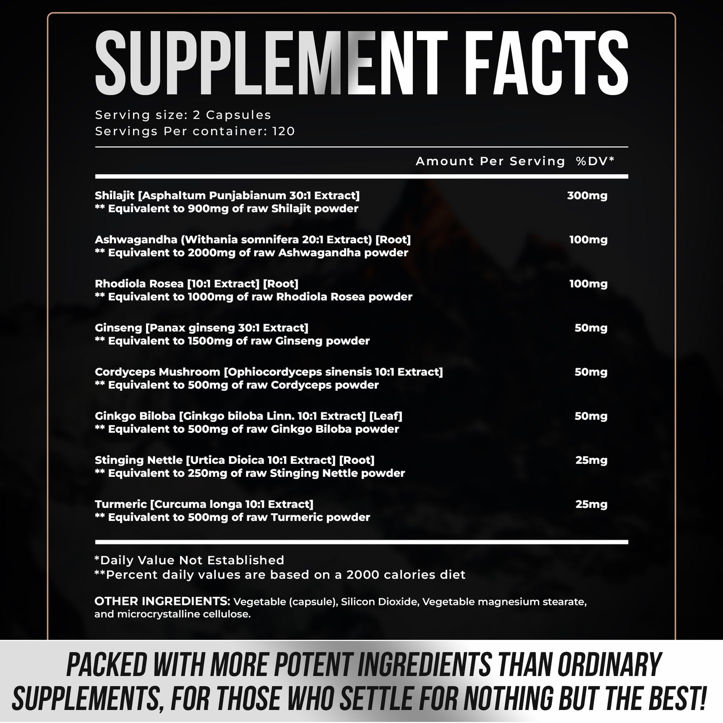 Himalayan Shilajit 7000mg Caps – 120 High-Strength • 60% Fulvic Acid 8 in 1 UK