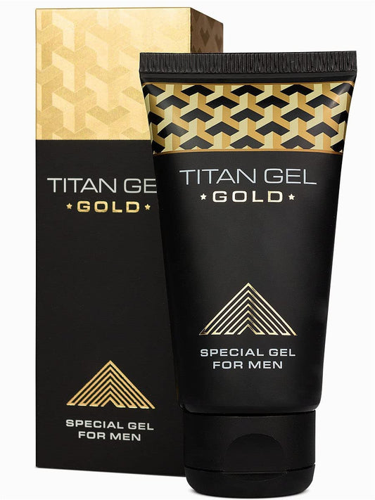 Titans Gel Gold Male Massage Gel – 50ml
