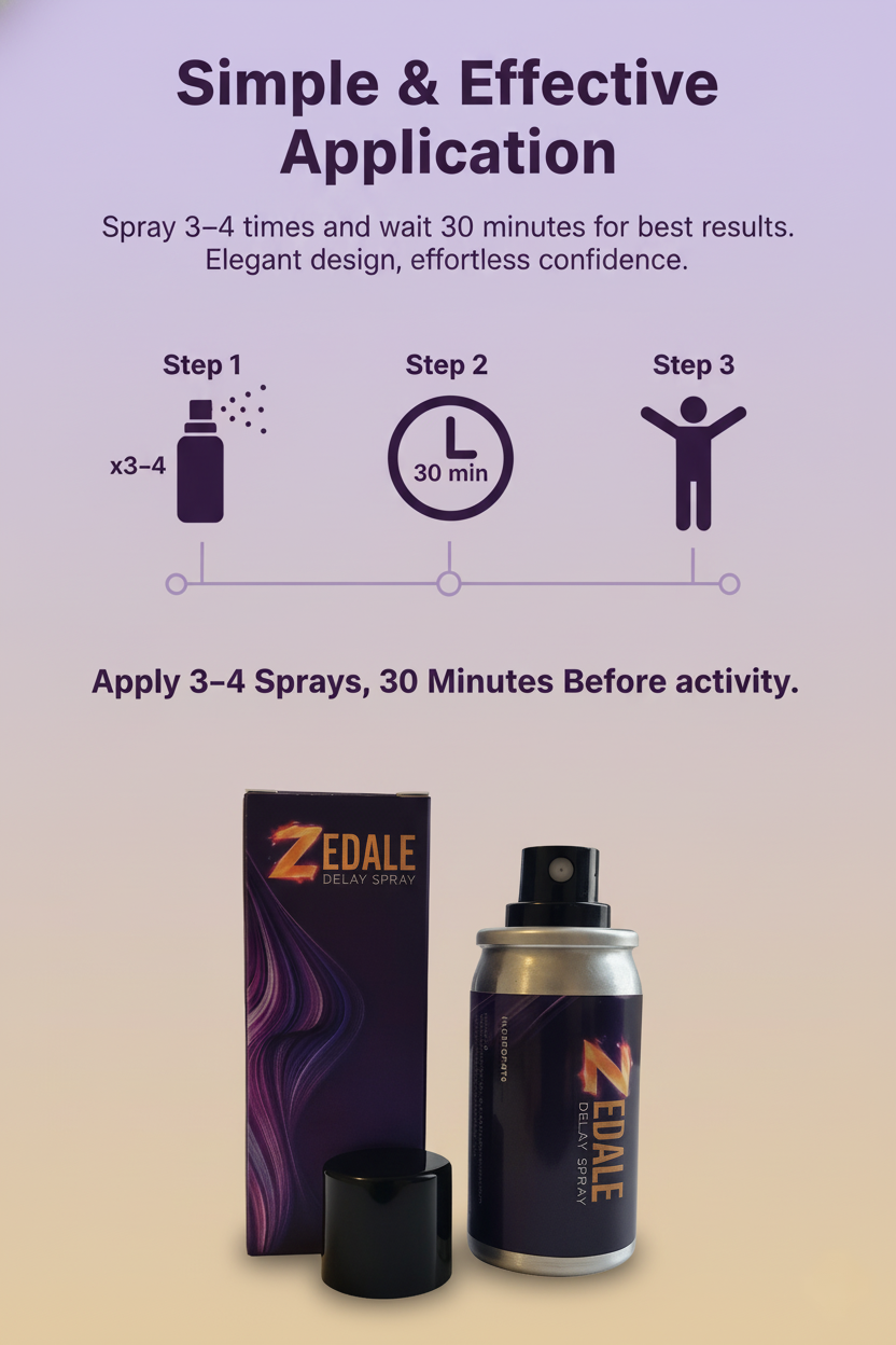 Zedale Extra Strong Mens Delay Spray 45ML - UK