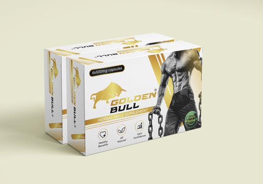 2X Golden Bull 500mg HERBAL CAPSULES FOR MEN- 12 Capsules