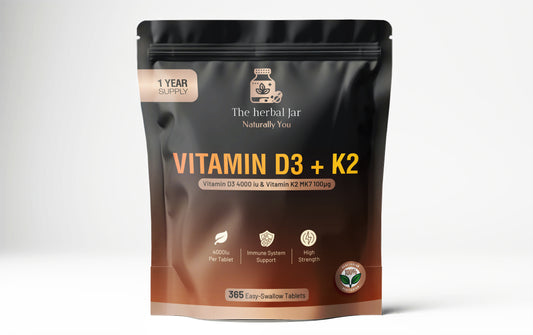 Vitamin D3 4000 iu & Vitamin K2 MK7 100μg- 1 Year Supply, Vitamin D3 K2 365 Tabs