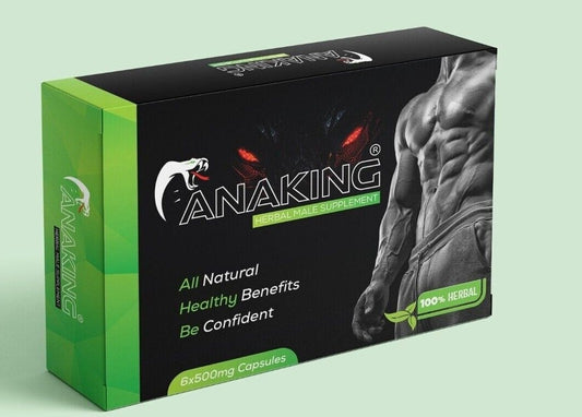Anaking 500mg Herbal Capsules for Men with Vitamin C